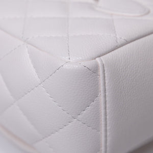 CHANEL 24C MINI BACKPACK / CROSSBODY BAG WHITE CALFSKIN LEATHER SHW