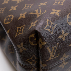 LOUIS VUITTON GRACEFUL MM MONOGRAM CANVAS GHW (MICROCHIP)