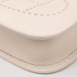 HERMES MINI EVELYNE NATA CLEMENCE LEATHER SHW  STAMP K