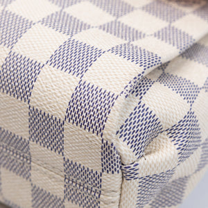 LOUIS VUITTON CROISETTE BAG DAMIER AZUR CANVAS GHW