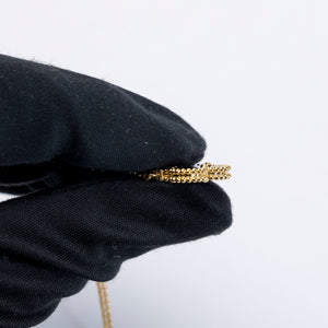 VAN CLEEF & ARPELS VINTAGE ALHAMBRA PENDANT BLACK ONYX / 18K YELLOW GOLD