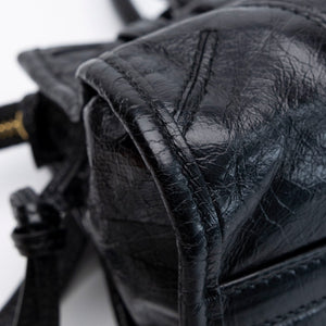 PRADA MINI BONNIE HANDBAG BLACK CALFSKIN GHW