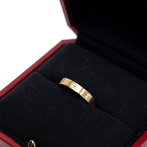 CARTIER LOVE RING YELLOW GOLD SIZE 56