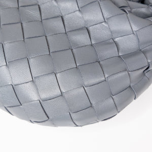 BOTTEGA VENETA MINI JODIE GREY CALF SKIN GHW