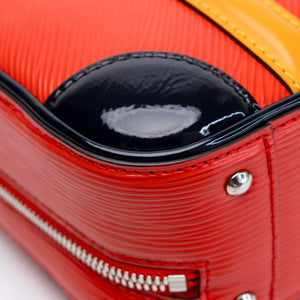 LOUIS VUITTON VALISETTE BB RED / MULTICOLOURED EPI LEATHER SHW