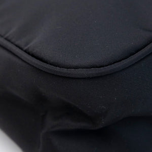 PRADA VINTAGE HOBO HANDBAG BLACK NYLON SHW