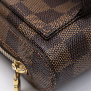 LOUIS VUITTON GERONIMOS BUM BAG BROWN DAMIER EBENE GHW