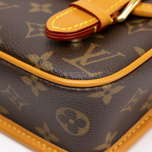 LOUIS VUITTON SATCHEL WEARABLE WALLET MONOGRAM GHW (MICROCHIP)