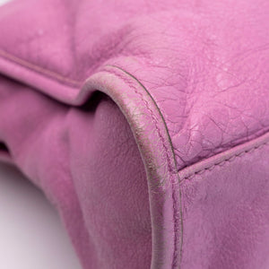BALENCIAGA MEDIUM CLASSIC CITY CROSSBODY BAG PURPLE GHW