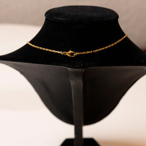 HERMES MINI POP H NECKLACE ROSE DEAGEE GHW