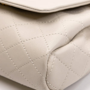 SAINT LAURENT YSL MINI NOLITA WHITE LAMBSKIN LEATHER GHW