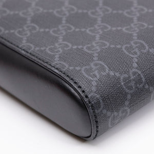 GUCCI GG SUPREME MESSENGER BAG BLACK / MULTICOLOUR CANVAS SHW