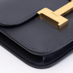 HERMES CONSTANCE SLIM EPSOM CABAN GHW STAMP W
