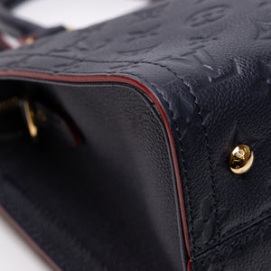 LOUIS VUITTON SULLY PM MARINE ROUGE MONOGRAM EMPREINTE LEATHER GHW