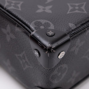 LOUIS VUITTON MINI SOFT TRUNK BLACK MONOGRAM ECLIPSE CANVAS BLACK HARDWARE