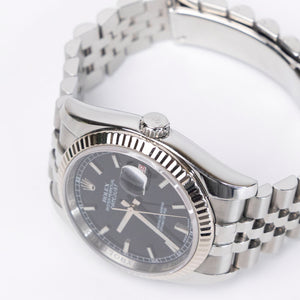 ROLEX DATEJUST 36MM BLACK REF.116234