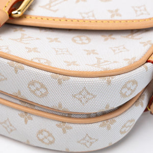 LOUIS VUITTON SAUMUR BB OTHER MONOGRAM CANVAS MASTIC CREAM GHW (MICROCHIP)