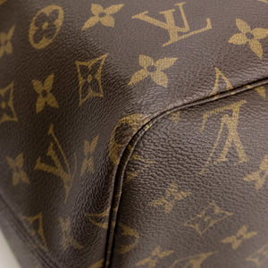 LOUIS VUITTON NEVERFULL GM MONOGRAM CANVAS GHW (MICROCHIP)