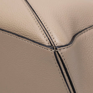 LOEWE SMALL PUZZLE BAG GRAINED CALFSKIN SAND GHW