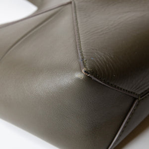 LOEWE MINI PUZZLE FOLD TOTE IN SHINNY CALF SKIN