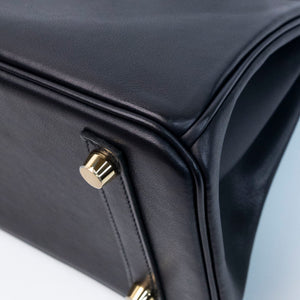 HERMES BIRKIN 25 VOLUPTO BLACK GHW STAMP G