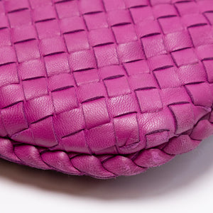 BOTTEGA VENETA HOBO BAG HOT PINK NAPPA LEATHER
