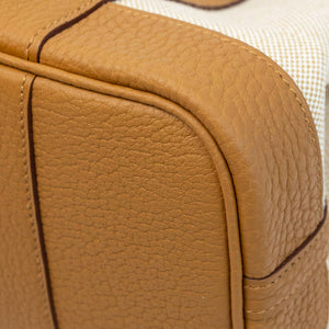 HERMES NEO GARDEN PARTY 23 NEGONDA / CANVAS BEIGE / NATURAL SABLE SHW STAMP G