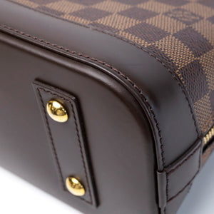 LOUIS VUITTON ALMA BB DAMIER EBENE CANVAS GHW
