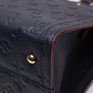 LOUIS VUITTON SULLY PM MARINE ROUGE MONOGRAM EMPREINTE LEATHER GHW
