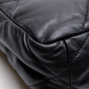 CHANEL SMALL 19 BAG LAMBSKIN BLACK MULTICOLOUR HARDWARE (MICROCHIP)