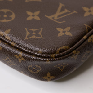 LOUIS VUITTON MULTI POCHETTE ACCESSORIES MONOGRAM CANVAS KHAKI GHW