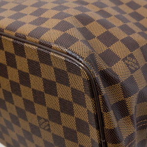 LOUIS VUITTON SALEYA TOTE BAG DAMIER EBENE CANVAS GHW