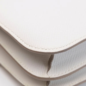 HERMES MINI CONSTANCE M4 GRIS PALE EPSOM GHW STAMP B