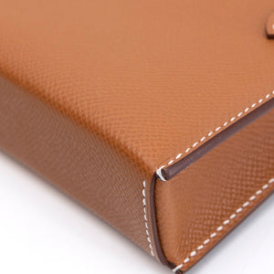 HERMES HERMESNAP WALLET EPSOM GOLD SHW STAMP G
