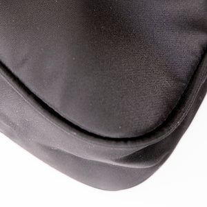 PRADA BLACK NYLON HOBO BAG