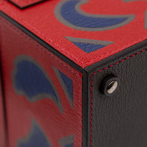 MOYNAT VANITY BOX BAG MULTICOLORED LEATHER SHW