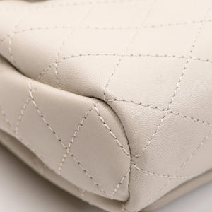 SAINT LAURENT YSL MINI NOLITA WHITE LAMBSKIN LEATHER GHW