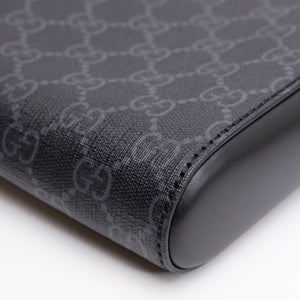 GUCCI GG SUPREME MESSENGER BAG BLACK / MULTICOLOUR CANVAS SHW