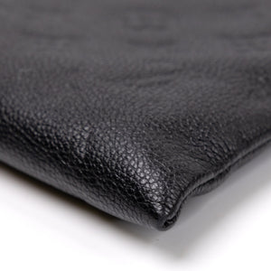 LOUIS VUITTON DAILY POUCH MONOGRAM EMPREINTE LEATHER BLACK GHW