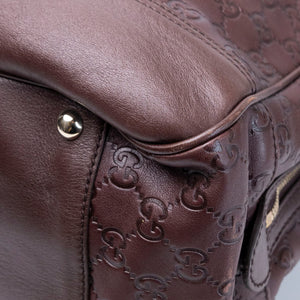 GUCCI GUCCISSIMA LARGE PRINCY TOTE BAG BROWN LEATHER GHW