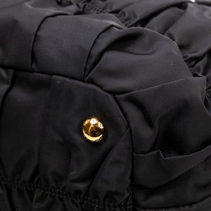 PRADA TESSUTO GAUFRE TOTE BLACK GHW