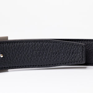 HERMES SIZE 100 H BELT BUCKEL REVERSIBLE BELT BLACK