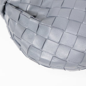 BOTTEGA VENETA MINI JODIE GREY CALF SKIN GHW