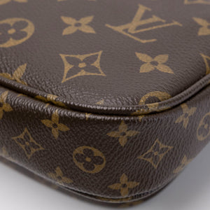 LOUIS VUITTON MULTI POCHETTE ACCESSORIES MONOGRAM CANVAS PINK STRAP GHW