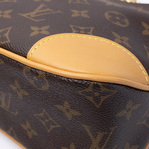 LOUIS VUITTON BOULOGNE PM MONOGRAM CANVAS/ LEATHER NATURAL GHW (MICROCHIP)