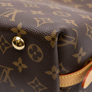 LOUIS VUITTON CARRYALL PM BROWN MONOGRAM CANVAS GHW (MICROCHIP)