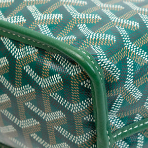 GOYARD MINI ANJOU TOTE BAG CANVAS / CALFSKIN GREEN SHW