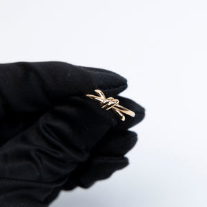 TIFFANY & CO. KNOT 18K YELLOW GOLD RING