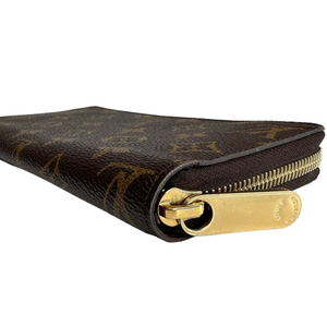 LOUIS VUITTON ZIPPER LONG WALLET MONOGRAM CANVAS