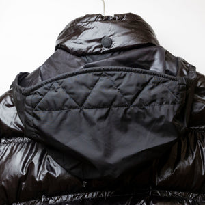 MONCLER GRENOBLE JOCELME CROPPED DOWN JACKET BLACK SIZE 2